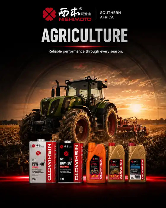Nishimoto lubricants for Agriculture